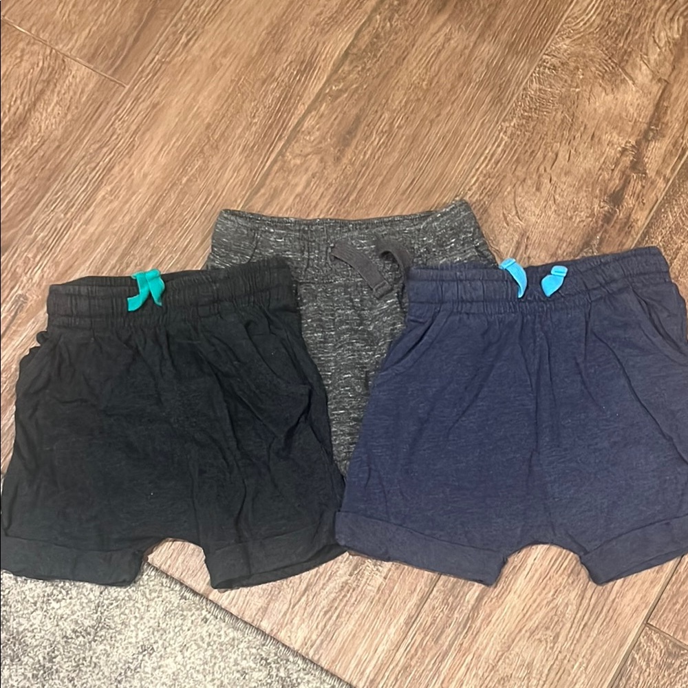 3 pairs of cat & Jack shorts size 2T boys